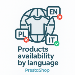 Dostępność produktów według języków PrestaShop