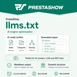 llms txt - Optimización de PrestaShop para motores AI